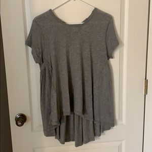 Gray free people top